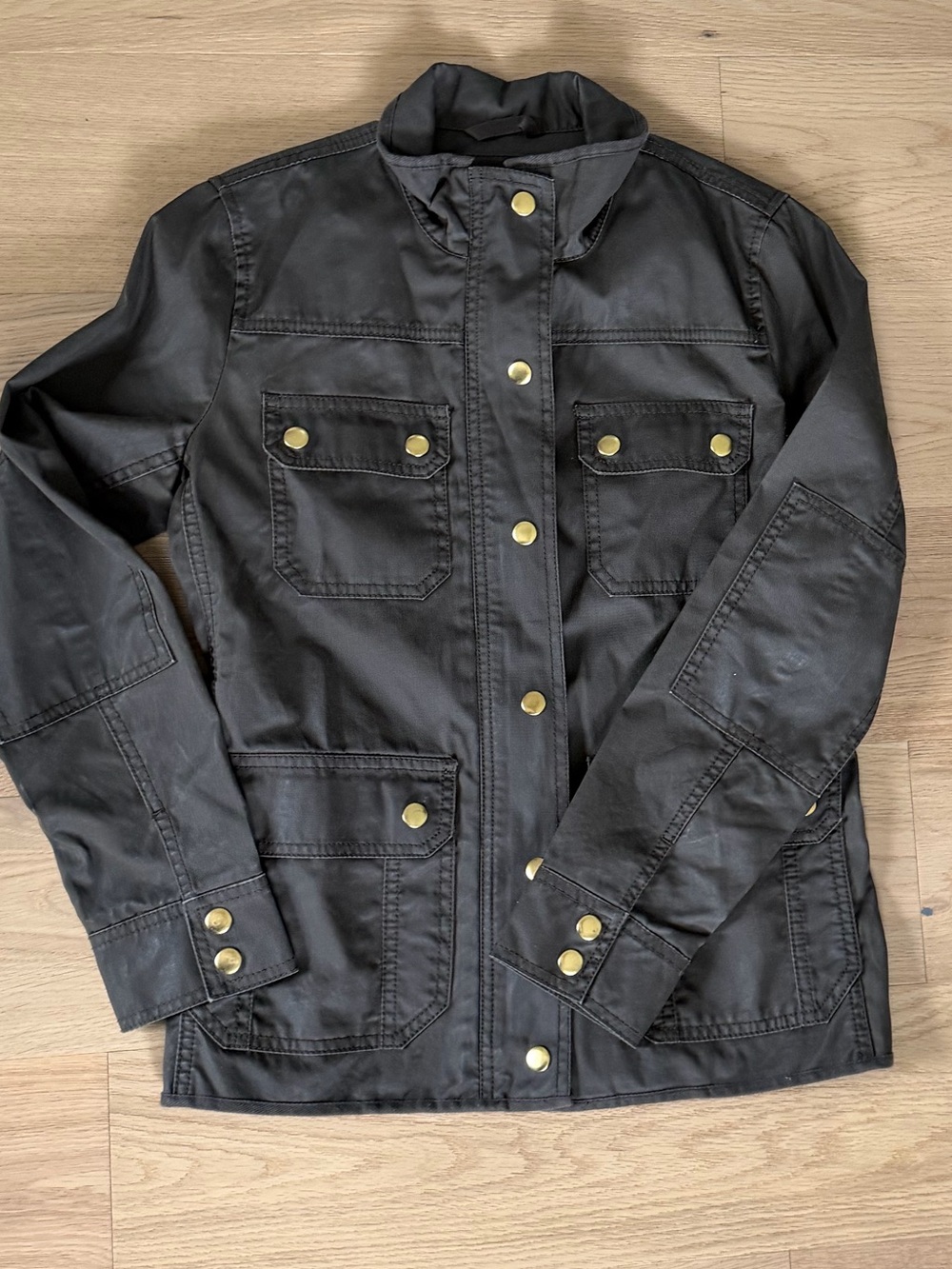 J.Crew Petite Waxed Utility Field Jacket | PS